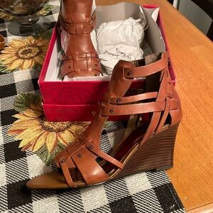 Carlos by Carlos Santana NWT in the box never worn leather gladiator sandals